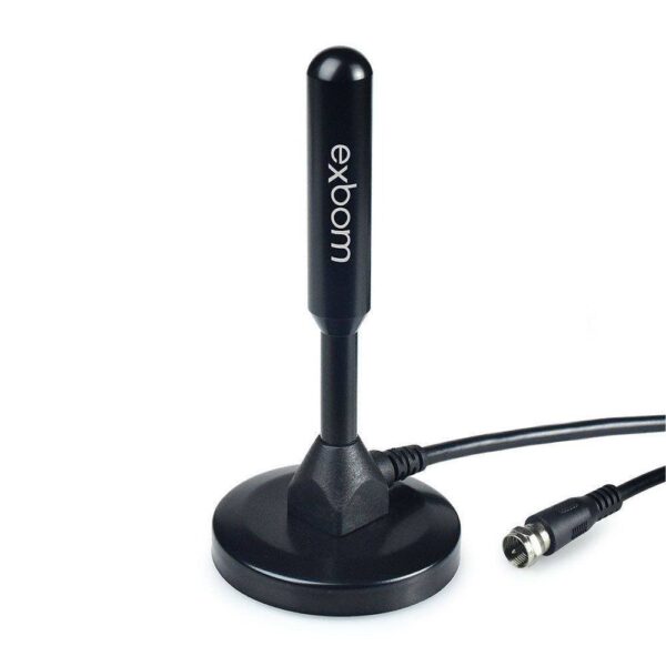 Antena Digital Amplificada HDTV UHF VHF Interna e Externa 3.5dBI 4 metros AN-I3540B - Imagem 3