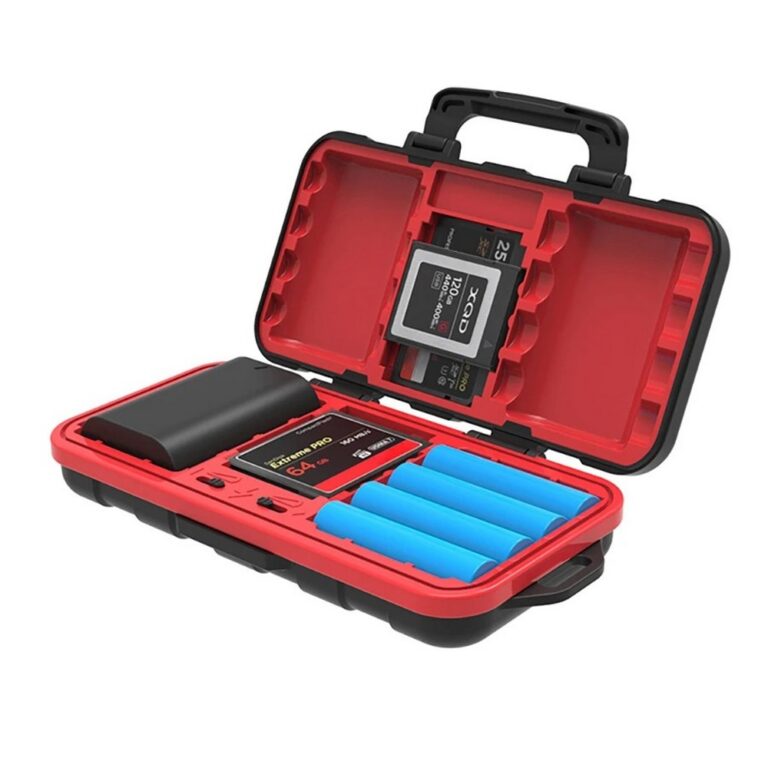 Porta Cartão Cartões de Memória Bateria, Pilha Case 3 em 1 Rígido Prova d'Água Poeira Fogo e Pancada