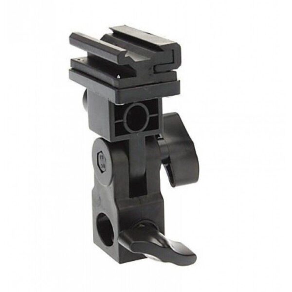 Suporte Articulado P/ Flash Em Tripés Sombrinha Softbox Plástico Adaptador - Imagem 4