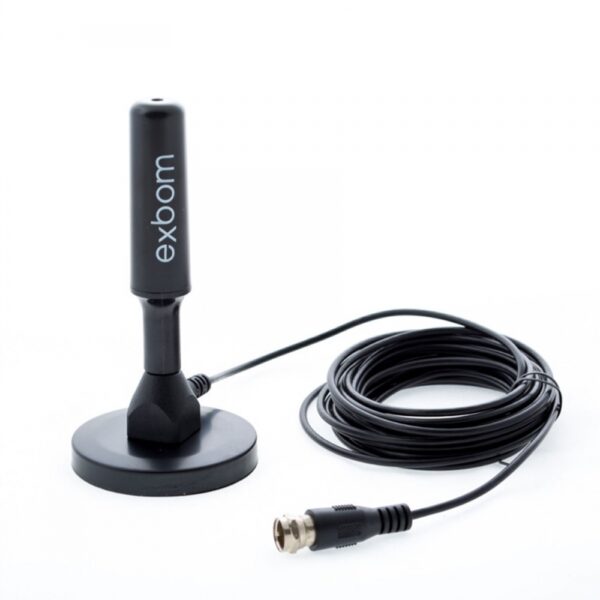 Antena Digital Amplificada HDTV UHF VHF Interna e Externa 3.5dBI 4 metros AN-I3540B - Imagem 2
