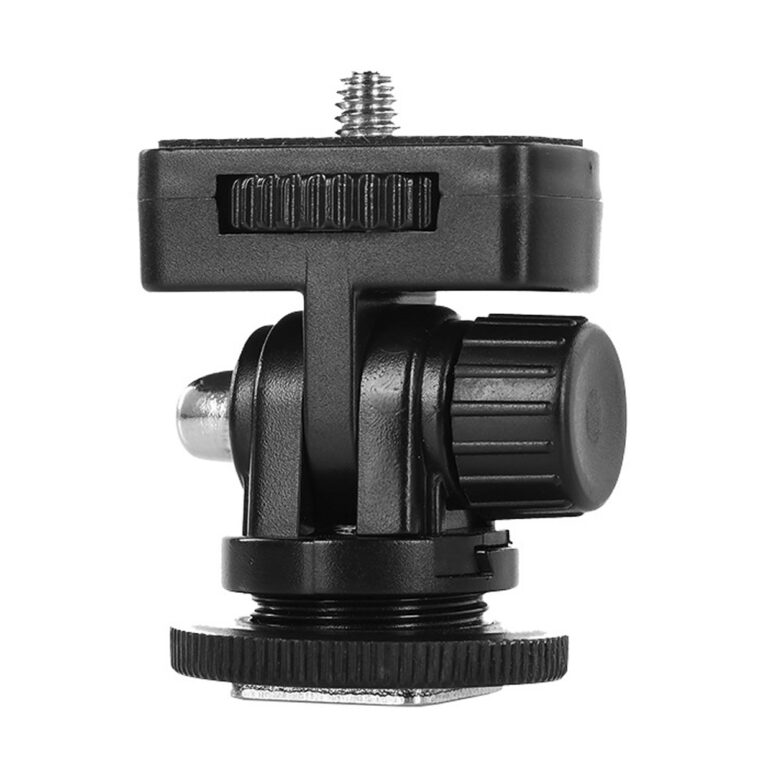 Mini Cabeça Articulada Suporte P/ Led, Celular, Microfone, Câmera de Ação, Monitor