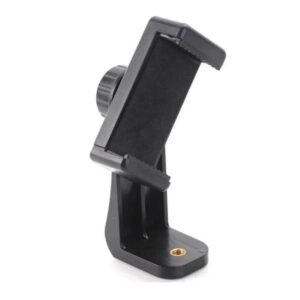 Suporte Garra Celular Giratório Gira na Vertical e Horizontal p/ Tripé Adaptador Mola
