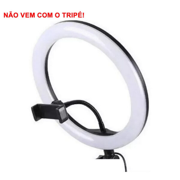 Iluminador Ring Light 12" 30cm Oberon OR-PL300 + Ball Head + Suporte Celular - Imagem 2