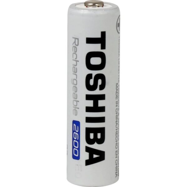Pilha Recarregável Toshiba AA 2600mAh Cartela C/4 TNH6GAE - Imagem 5