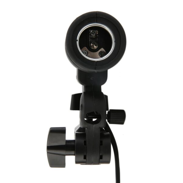 Suporte Bocal Soquete de Luz Fotográfico Simples ou Unico p/ 1 lâmpada Tripé Iluminação Softbox Sombrinhas Luz Contínua - Imagem 5