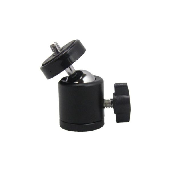 Kit c/ 2 Mini Ball Head Suporte Cabeça Tripé, Monopé, Ring Light, Celular, Led, Flash Etc Até 2KG - Imagem 3