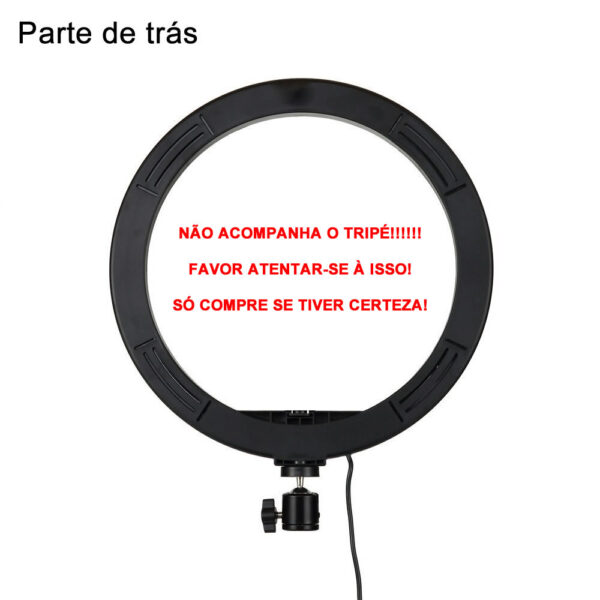 Iluminador Ring Light 12" 30cm Oberon OR-PL300 + Ball Head + Suporte Celular - Imagem 7