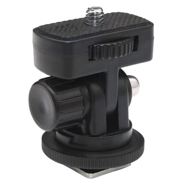 Mini Cabeça Articulada Suporte P/ Led, Celular, Microfone, Câmera de Ação, Monitor - Imagem 5