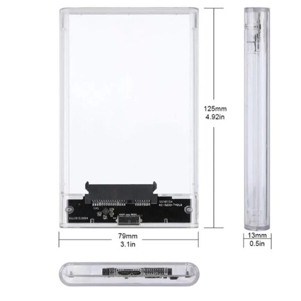 Case Gaveta P/ Montar HD Externo 2.5" Sata III USB 3.0 6Gbps - Imagem 4