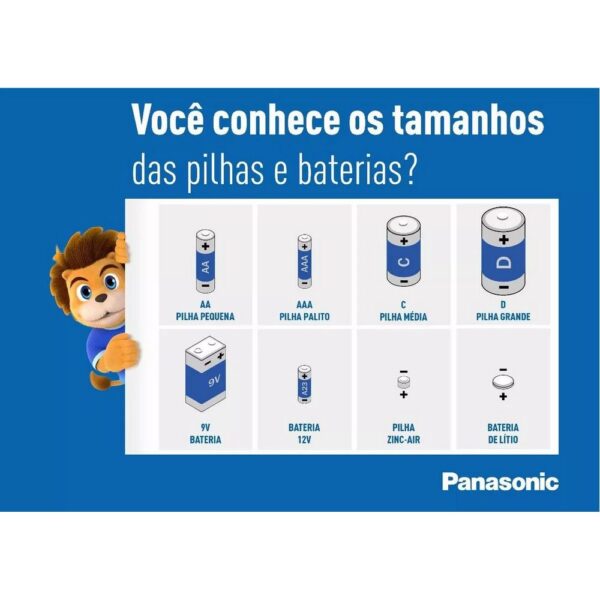 Pilha Recarregável Panasonic Eneloop Pro AAA 950 mAh Cartela C/2 Pilhas - Imagem 4