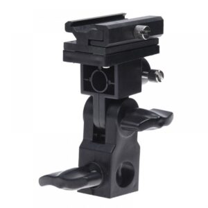Suporte Articulado P/ Flash Em Tripés Sombrinha Softbox Plástico Adaptador