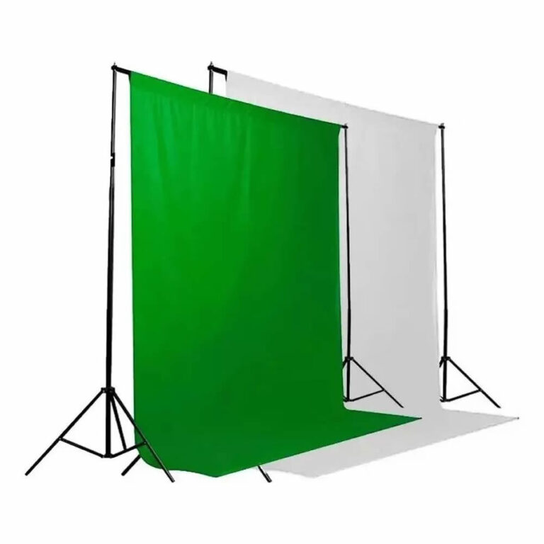 Kit Suporte Fundo Infinito Fotografia Estúdio Fotográfico + 2 Tecidos MLF-023