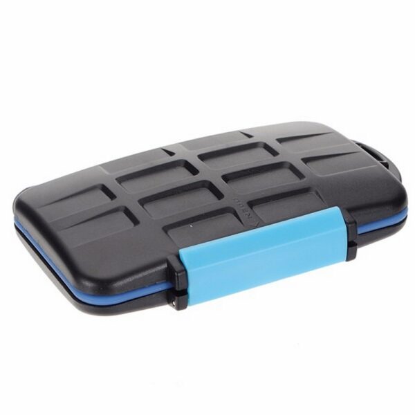 Porta Cartão Cartões de Memória Case 12 em 1 (4CF + 8SD) à Prova D'água e Pancadas ABS - Imagem 5