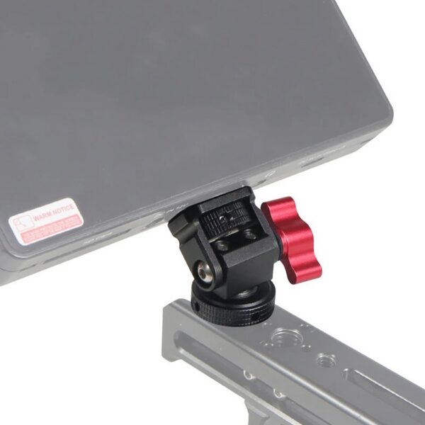 Mini Cabeca Articulada em Metal Metalica Suporte Led, Monitor, Celular, Microfone, Camera de Acao, etc - Imagem 7