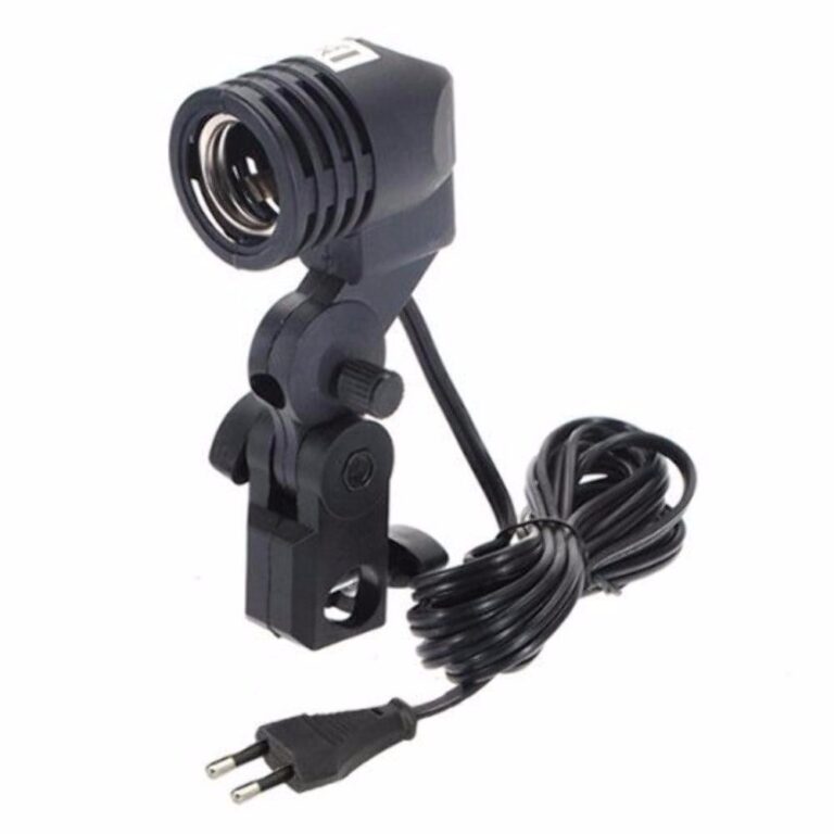 Suporte Bocal Soquete de Luz Fotográfico Simples ou Unico p/ 1 lâmpada Tripé Iluminação Softbox Sombrinhas Luz Contínua