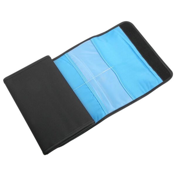 Porta Filtros de Lente Câmera 6 divisórias Bag Case em Nylon Estojo - Imagem 3