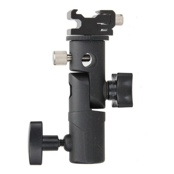 Suporte Articulado P/ Flash Em Tripés Sombrinha Softbox Metálico Metal Adaptador - Imagem 9