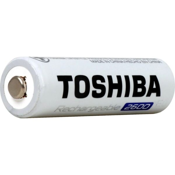 Pilha Recarregável Toshiba AA 2600mAh Cartela C/4 TNH6GAE - Imagem 4