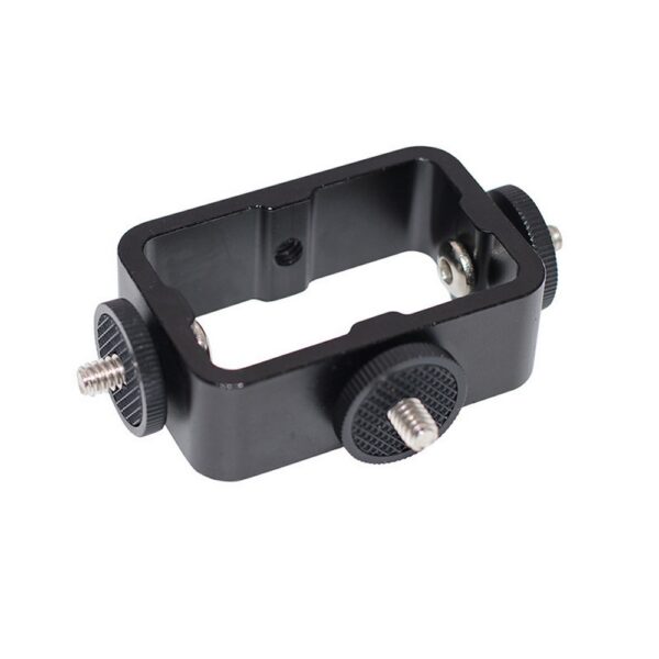 Suporte Adaptador Triplo 3X Macho 1X Fêmea 1/4" Em Metal Tri-Mount 3 Cabeças P/ Led, Microfone, Celular, Câmeras De Ação - Imagem 2