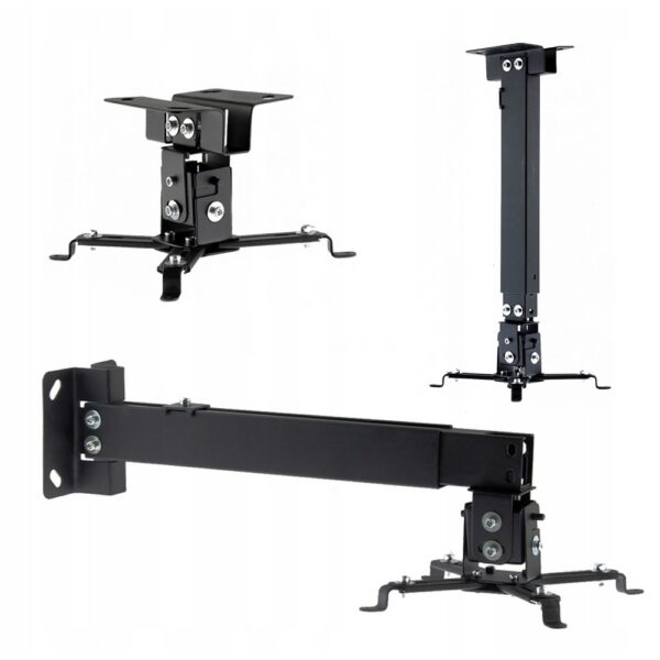 Suporte metal p/ projetor multimidia teto ou parede metal c/ regulagem SPX-PJ4365T - Imagem 2