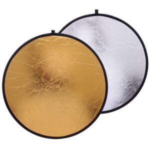 Rebatedor de Luz Fotográfico Redondo ou Circular 2 em 1