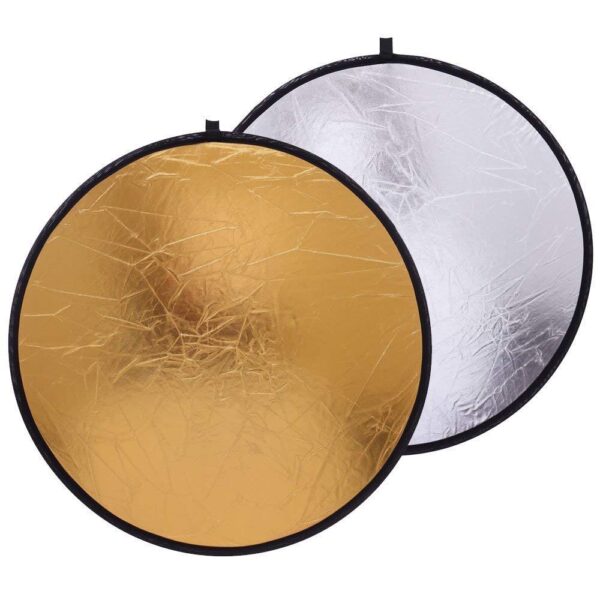 Rebatedor de Luz Fotográfico Redondo ou Circular 2 em 1