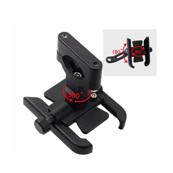 Suporte Celular Alumínio Guidão de Moto e Bicicleta Bike 100% Metálico Metal - Imagem 8
