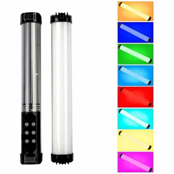 Barra Bastão de Led 30cm Cores Colorido RGB Tomate MLG-118RGB Light Fotografia Vídeo Estúdio Criativo - Imagem 2