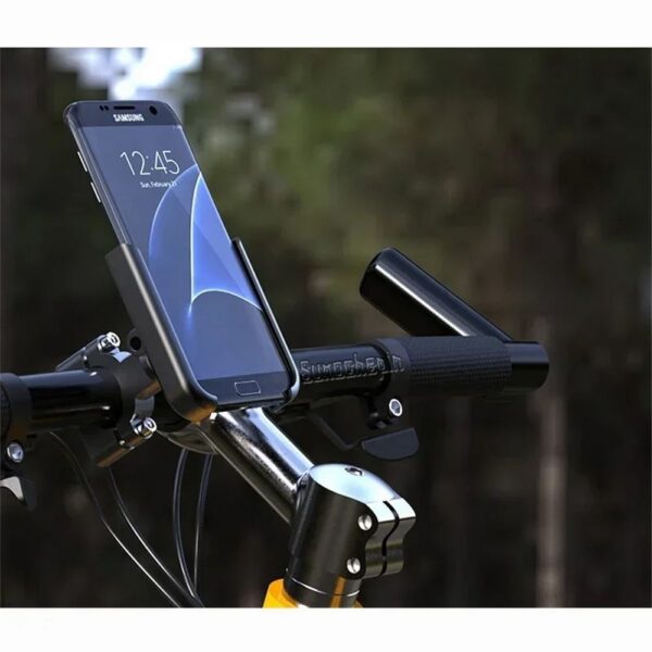 Suporte Celular Alumínio Guidão de Moto e Bicicleta Bike 100% Metálico Metal - Imagem 3